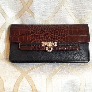 Brighton two toned wallet/ crossbody.
